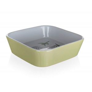 Vas ceramic de copt Banquet OLIVES, 21 x 21 x 5 cm imagine