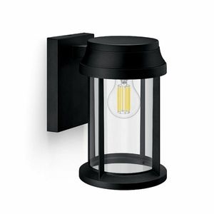 Lampă de perete pentru exterior Philips Bellini E27 max. 25 W fără sursă rotundă, negru imagine