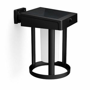 Lampă solară de perete Philips Camil UltraEfficient LED 1, 4W 3000K, negru imagine