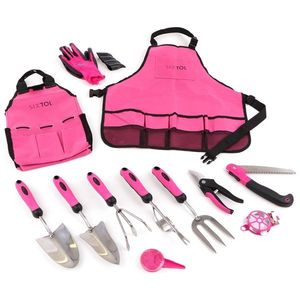 Set scule grădinărit Sixtol Garden pink, 12 buc., imagine