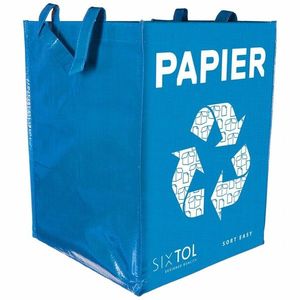 Sac pentru deșeuri sortate Sixtol SORT EASY PAPER, 30 x 30 x 40 cm, 36 l imagine