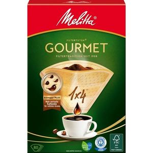 Filtre de cafea Gourmet 1x4, 80 buc.Melitta imagine