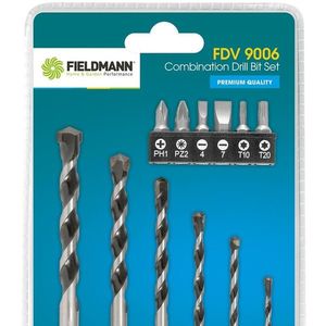 Fieldmann FDV 9006 set de burghie și biți, 12 buc imagine