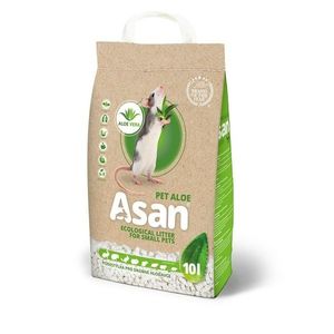 Asan Pet Așternut organic pentru iepuri pitici șirozătoare Aloe, 10 l imagine