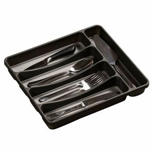 Kesper 30091 Dulap plastic 5 compartimente, gri, 32, 3 x 29, 5 x 4, 5 cm imagine