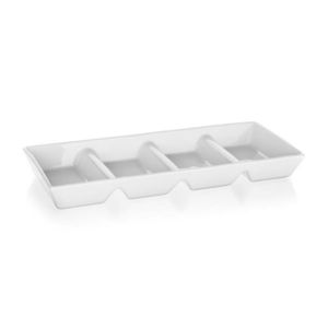 Bol pentru servit Banquet BIANCA, pentru servire33, 7 x 13, 7 x 3, 6 cm imagine