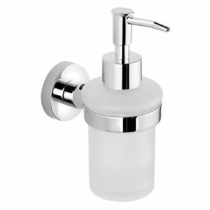 Dispenser de săpun AQUALINE SB119 Samba 150 ml, sticlă lăptoasă imagine