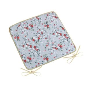 Pernă de scaun Bellatex DITA netedă Floral gri, 40 x 40 cm imagine