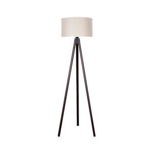 Lampadar 1xE27/60W/230V d. 44 cm crem/wenge imagine