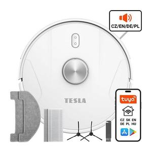 Aspirator robot inteligent TESLA Electronics RoboStar 2 în 1 2600 mAh Wi-Fi alb imagine