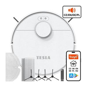 Aspirator robot inteligent TESLA Electronics RoboStar 2 în 1 2550 mAh Wi-Fi alb imagine