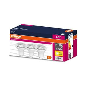 SET 3x bec LED Osram PAR16 GU10/6, 9W/230V 2700K 36° imagine