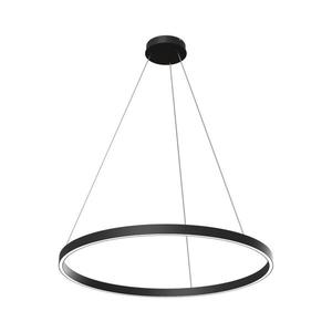 Lustră LED pe cablu Maytoni MOD058PL-L42B4K RIM LED/51W/230V d. 80 cm negru imagine