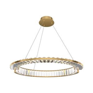 Lustră LED pe cablu Maytoni P097PL-L36G4K KRONE LED/36W/230V d. 62 cm auriu imagine