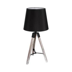 Lampă de masă Atmosphera RUNO 1xE27/25W/230V lemn/negru imagine