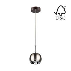 Lustră LED pe cablu 5141176 BALL WOOD 1xGU10/5W/230V stejar mat imagine