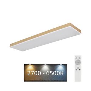 Plafonieră LED dimabilă DORO LED/24W/230V auriu Globo 41594D4M + telecomandă imagine