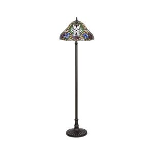 Lampadar cu abajur din sticlă vitrată Tiffany MIRELLA 2xE27/60W/230V Rabalux 8088 imagine