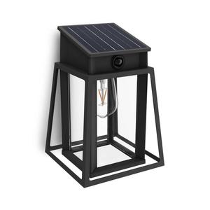 Aplică LED solară cu senzor Philips LYSIN LED/3, 2W/3, 7V 2700K IP44 imagine