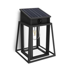 Aplică LED solară cu senzor Philips LYSIN LED/3, 2W/3, 7V 4000K IP44 imagine