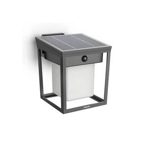 Aplică LED solară cu senzor Philips BLAISE LED/1, 5W/3, 7 3000K IP44 imagine