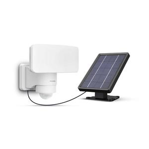 Aplică LED solară cu senzor Philips TYLUS LED/6W/3, 7V 3000K IP44 imagine