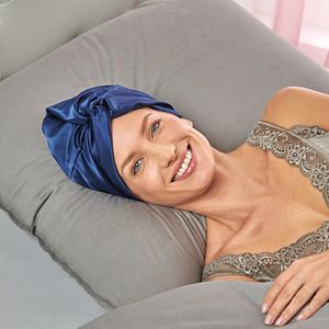 Turban de satin pentru dormit imagine