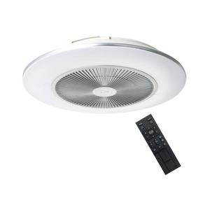 Plafonieră LED dimabilă cu lator Brilagi AURA LED/38W/230V argintiu + telecomandă imagine