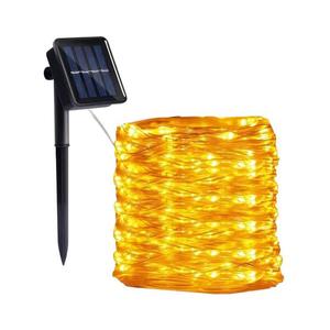 Lanț LED solar 300xLED/0, 12W/1, 2V 1xAA IP44 3000K imagine