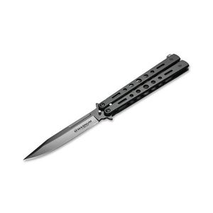 Cuțit de buzunar Böker Magnum Balisong All Black 22, 9 cm imagine