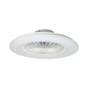 Plafonieră LED dimabilă cu lator Lucci Air 513200 OSLO LED/20W/230V alb + telecomandă imagine