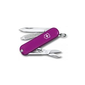 Briceag multifuncțional Victorinox CLASSIC SD 5, 8 cm/7 funcții mov imagine