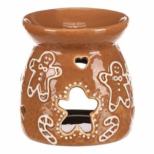 Lampă cu aromă de Crăciun Gingerbread, ceramică, 11 cm imagine