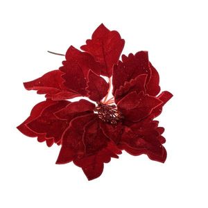 Floare Poinsettia mare, 23 x 19 x 23 cm imagine