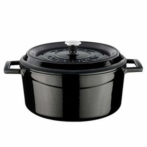 LAVA Metal Oală din fontă, diametru 24 cm, negru, 4, 5 l imagine