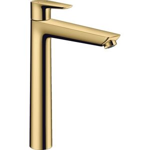 Baterie lavoar Hansgrohe Talis E 240 ventil pop-up pentru lavoar tip bol gold optic lustruit imagine