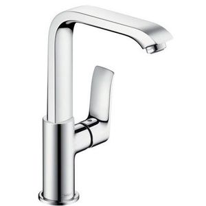 Baterie lavoar Hansgrohe Metris 230 ventil pop-up crom imagine