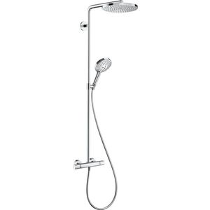 Coloana de dus Hansgrohe Raindance Select S 240 PowderRain 1jet cu baterie termostatata crom imagine