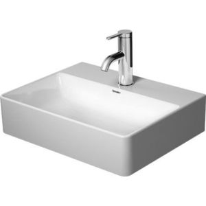 Lavoar Duravit DuraSquare 45x35 cm fara preaplin cu capac ceramic pentru ventil inclus si finisaj suplimentar imagine