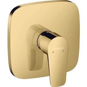 Baterie dus Hansgrohe Talis E montaj incastrat necesita corp ingropat gold optic lustruit imagine