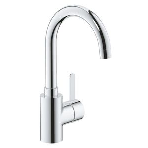 Baterie lavoar Grohe Eurosmart Cosmopolitan L ventil click-clack crom imagine