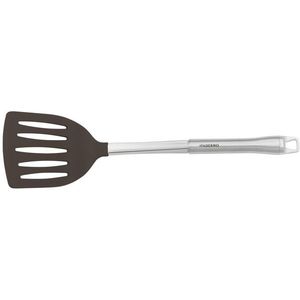 Spatula perforata Paderno seria 48278 33x8.5cm inox-negru imagine