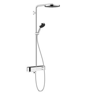 Coloana de dus Hansgrohe Pulsify S 260 1jet cu baterie termostatata ShowerTablet 400 crom imagine