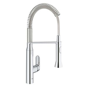 Baterie bucatarie Grohe K7 cu pipa flexibila crom imagine