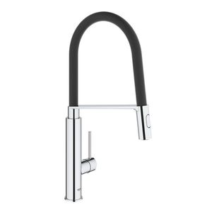 Baterie bucatarie Grohe Concetto cu pipa flexibila crom imagine