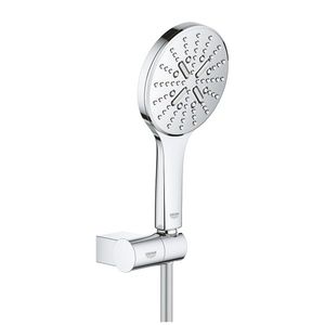 Set de dus Grohe Rainshower SmartActive 130 cu agatatoare furtun 150cm si para de dus cu 3 jeturi crom imagine