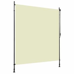 vidaXL Jaluzea tip rulou de exterior, crem, 200 x 270 cm imagine