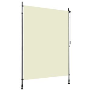 vidaXL Jaluzea tip rulou de exterior, crem, 150 x 270 cm imagine