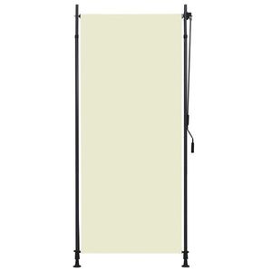 vidaXL Jaluzea tip rulou de exterior, crem, 100 x 270 cm imagine