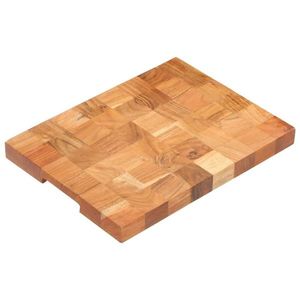 vidaXL Placă de tocat, 40 x 30 x 3, 8 cm, lemn masiv de acacia imagine